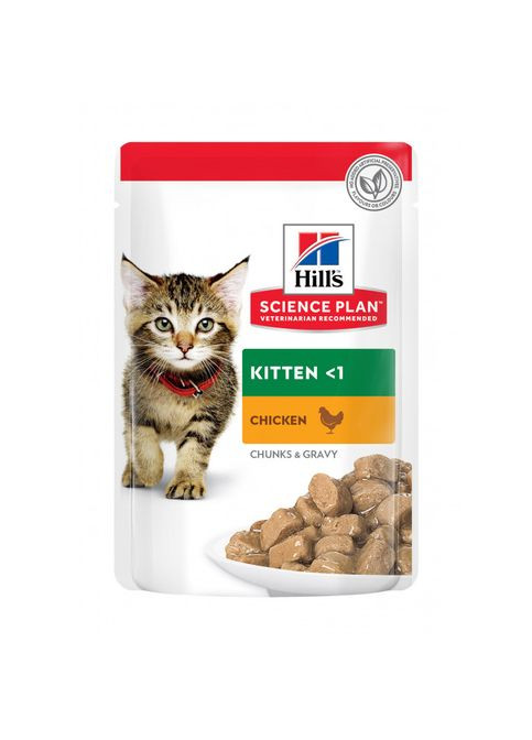 Пауч Hill's Science Plan Kitten для кошенят з куркою 85г 052742211206 HILLS (266274204)