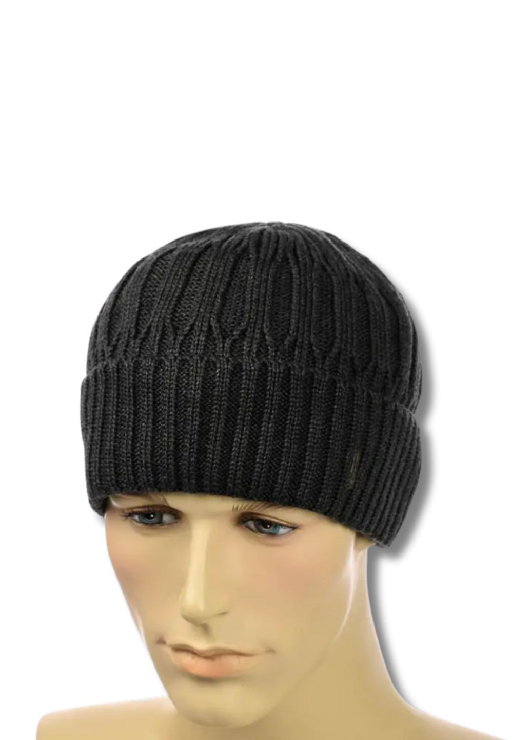 Классическая зимняя мужская шапка Сэм No Brand Чоловіча зимова шапка (353302290)