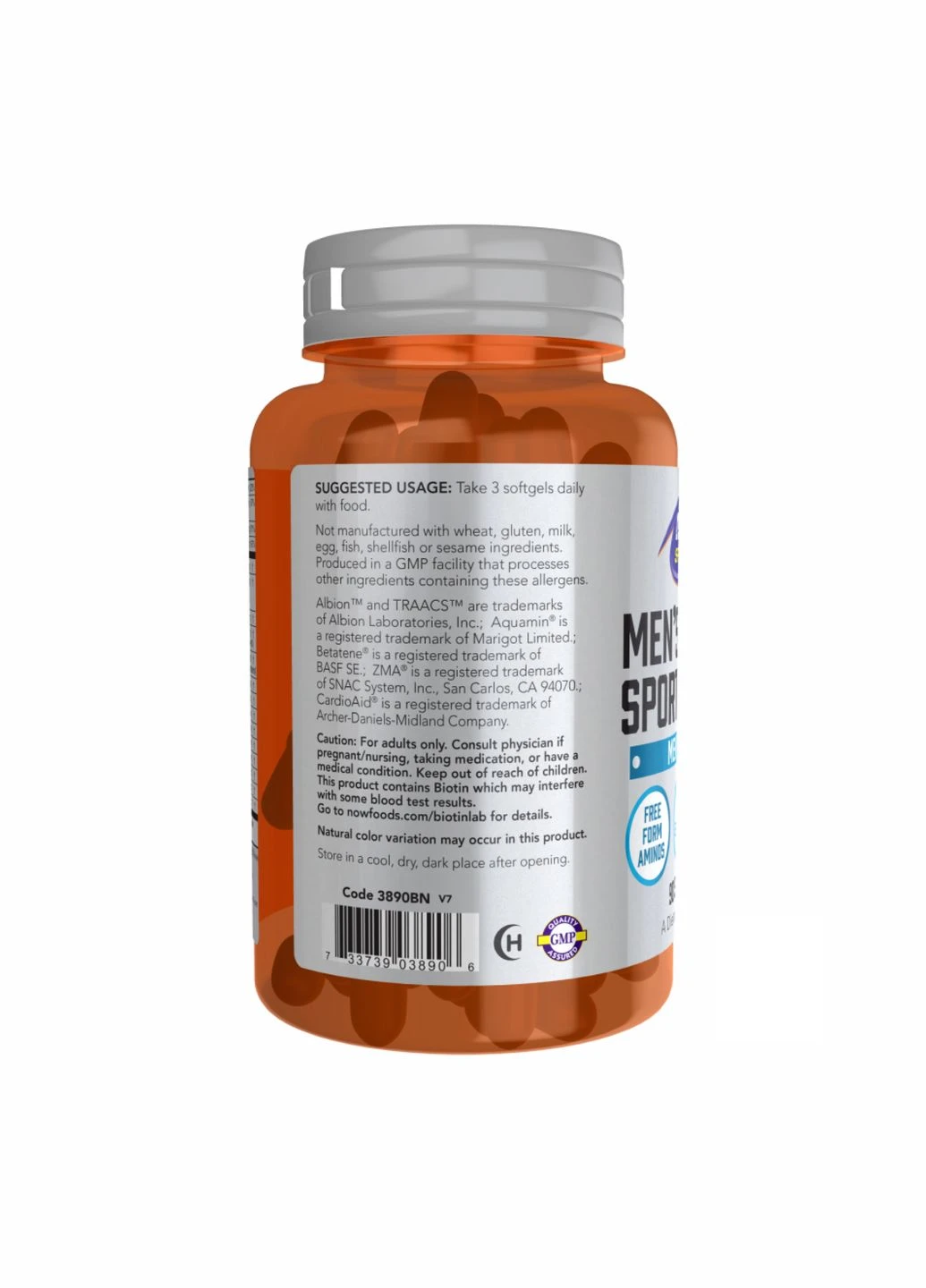 Men's Active Sports Multi 90 softgels Now Foods (367958368)