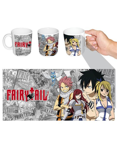 Чашка біла аніме Хвіст феї (z0773) No Brand (327003884)