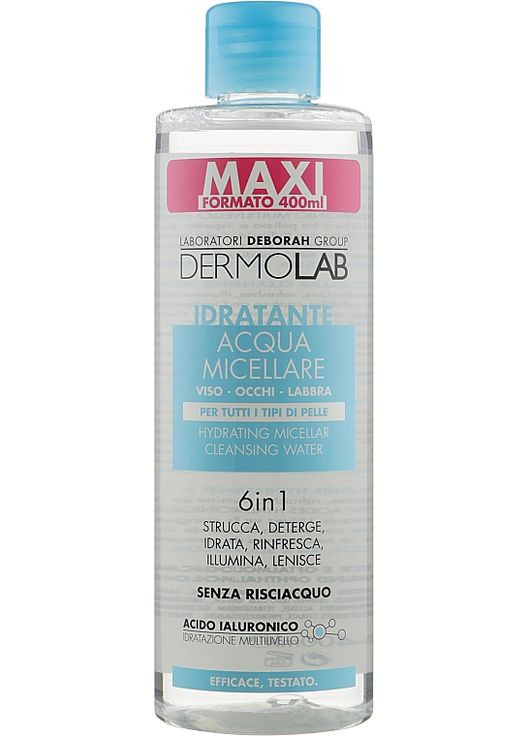Міцелярна вода 6 в 1 Dermolab Water 6 In 1 400ml (978495-45102) Deborah (368642436)