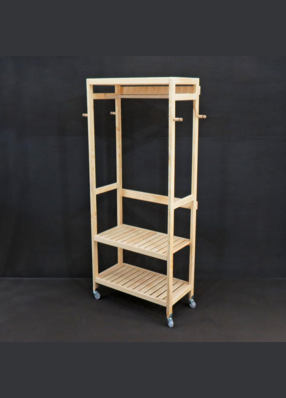 Стійка вішалка для одягу з дерева Хісария 79 бланже (СВГ-792001) No Brand (328082215)