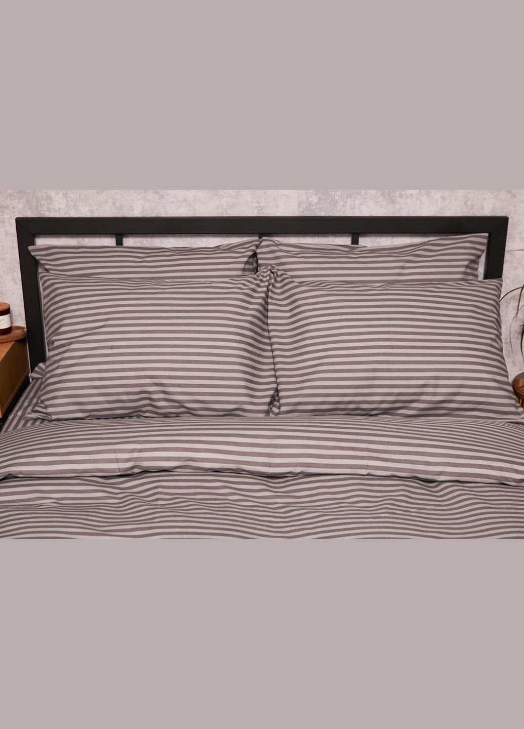 Комплект постельного белья Бязь Gold Люкс двуспальный 175х210 наволочки 4х50х70 (MS-820003438) Moon&Star Ice Grey (288043691)