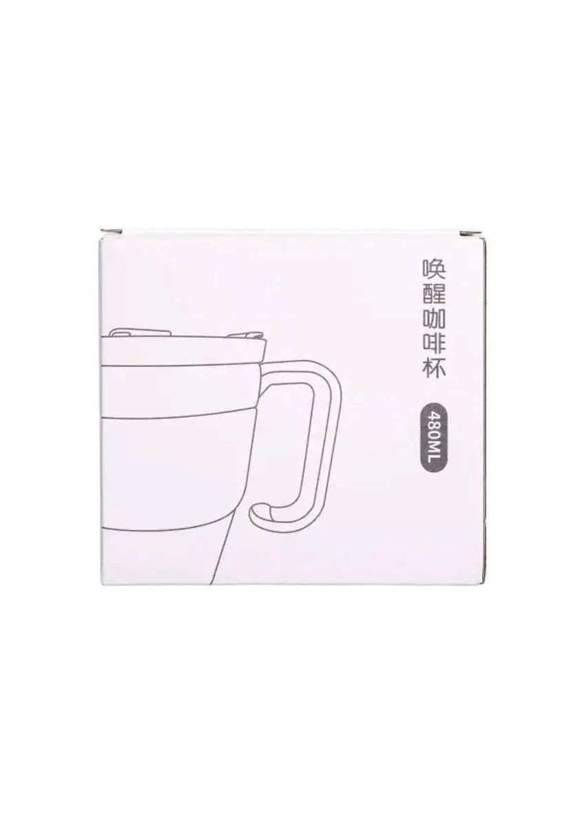 Термочашка Coffee & Tea з трубочкою коричнева HP-14-23BR (A-033293) Yiwu (346267068)