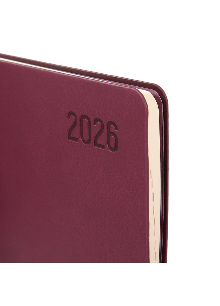 Щотижневик 10х17 см 2026 Story 128 с Червоний (252653) Leo Planner (362587803)