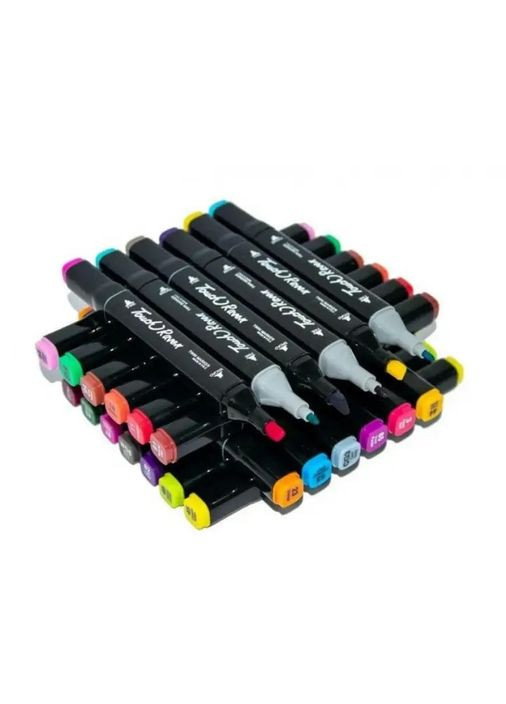Скетч маркери для художників 100 шт, двосторонні, кейс у комплекті No Brand (352192388)