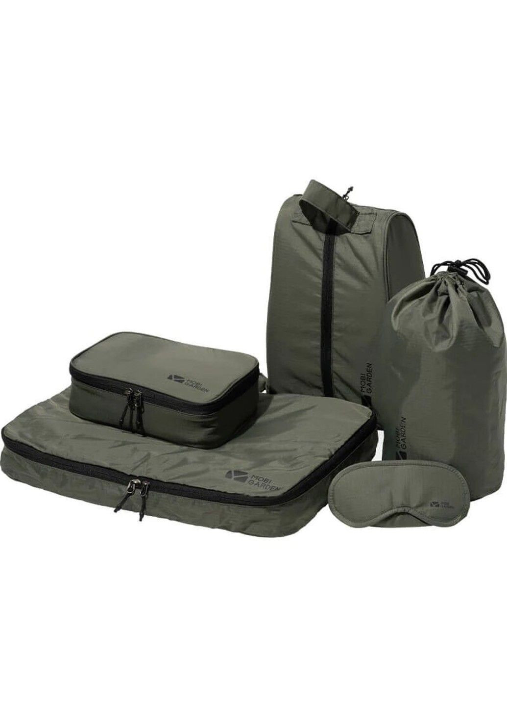 Набор дорожных органайзеров Bag set (5 шт) NX21664008 green Mobi Garden (370666438)