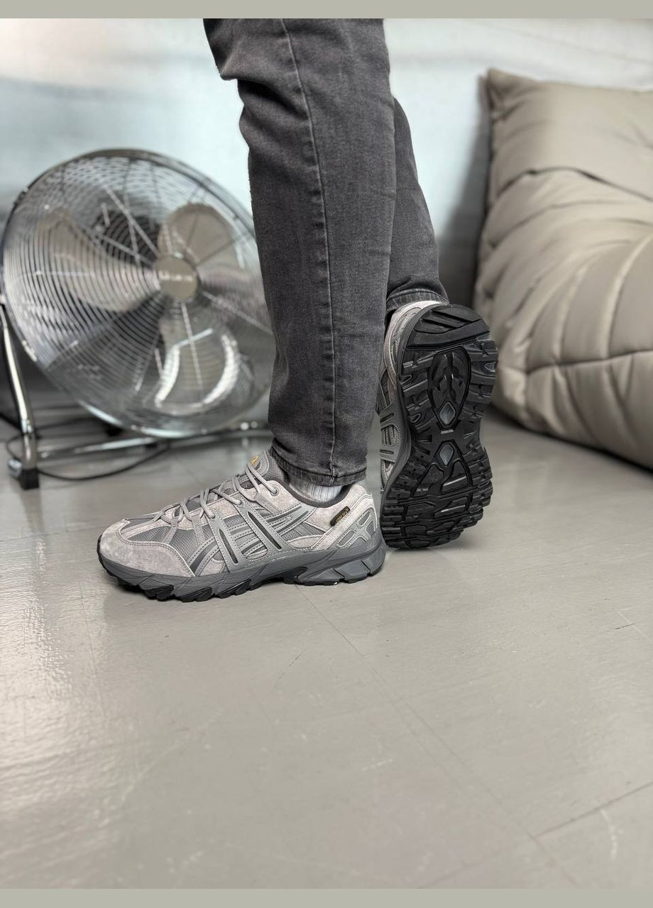 Сірі Зимовий кросівки зимові чоловічі asics gel-sonoma winter gray gore-tex fleece | асікс гель-сонома сірі фліс No Brand