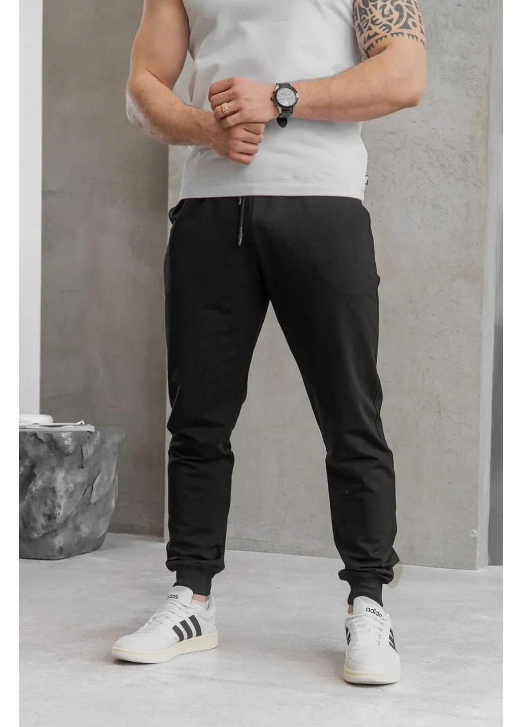 Черные демисезонные брюки Teamv