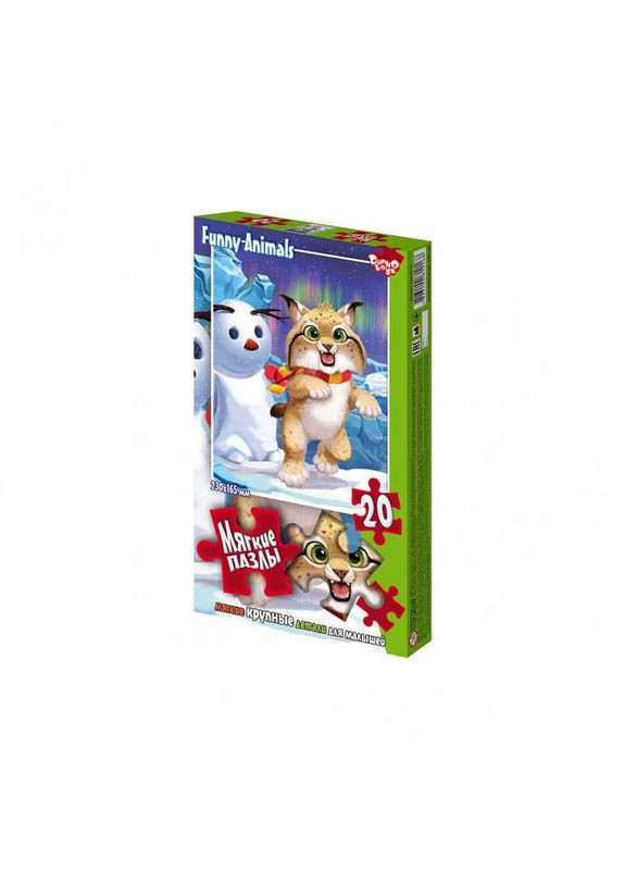 М'які пазли "Рись" S20-09-14, 20 елементів Danko Toys (334155441)