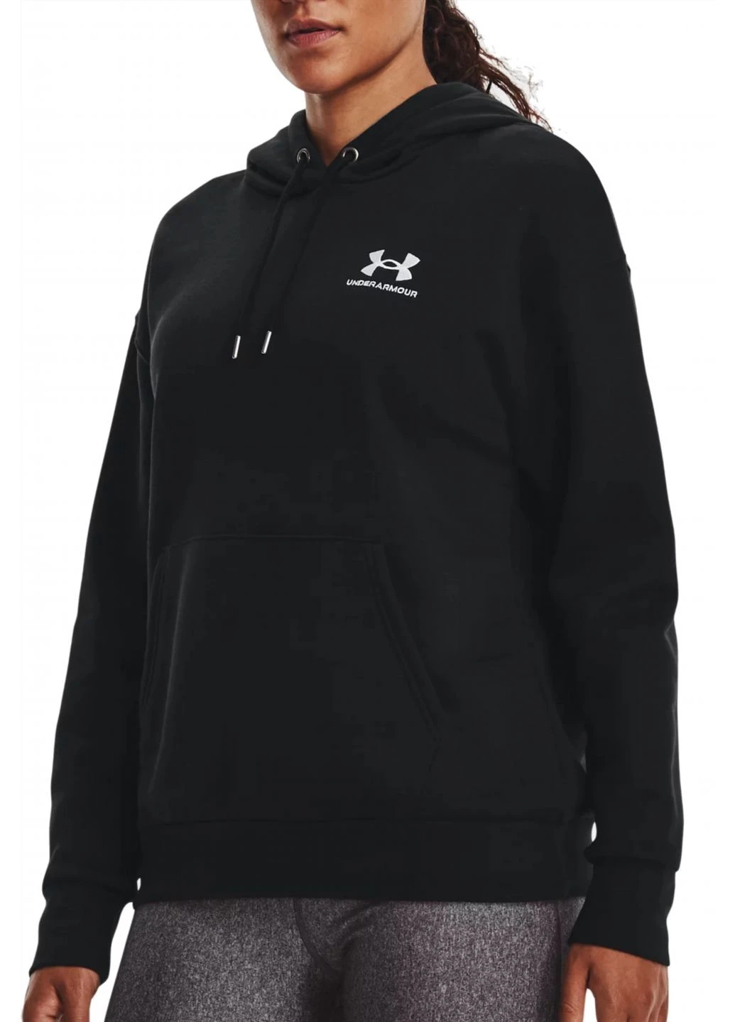 Худи Essential Fleece Black 1373033-001 Under Armour (397999609)