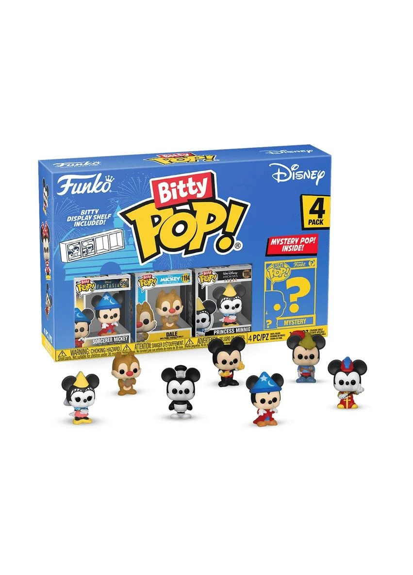Подарочный набор POP (Bitty): Disney - Волшебник Микки 4pk Funko (393747477)
