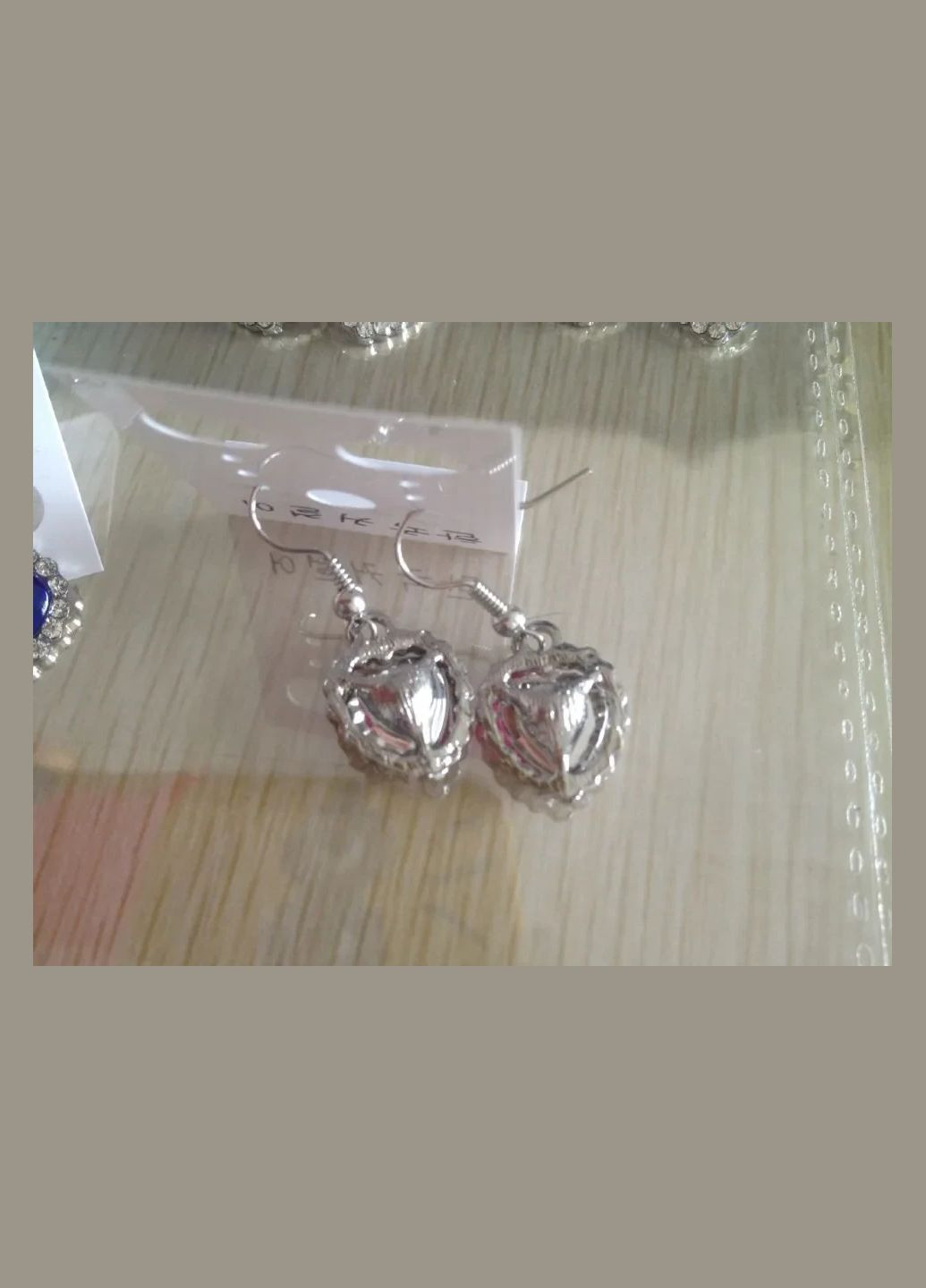 Набір підвіска та сережки Серце Океану з фільму Титанік комплект кулон сережки No Brand (338436361)