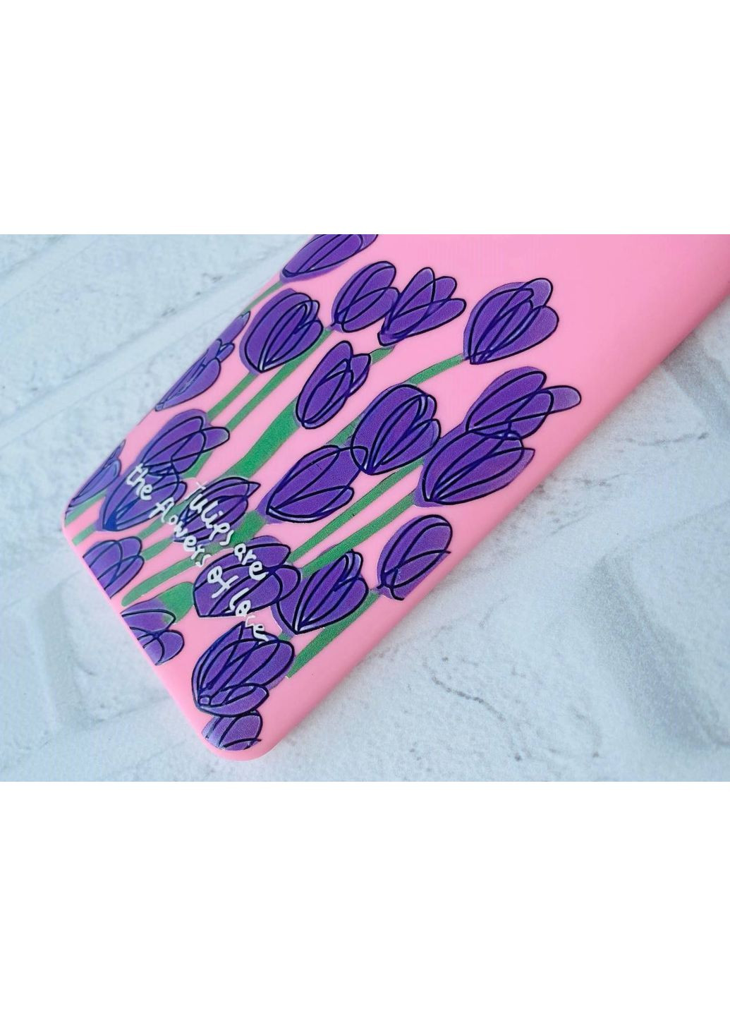 Матовый чехол на Xiaomi Poco X4 Pro 5G:: Тюльпаны (принт 265) Creative (360668889)