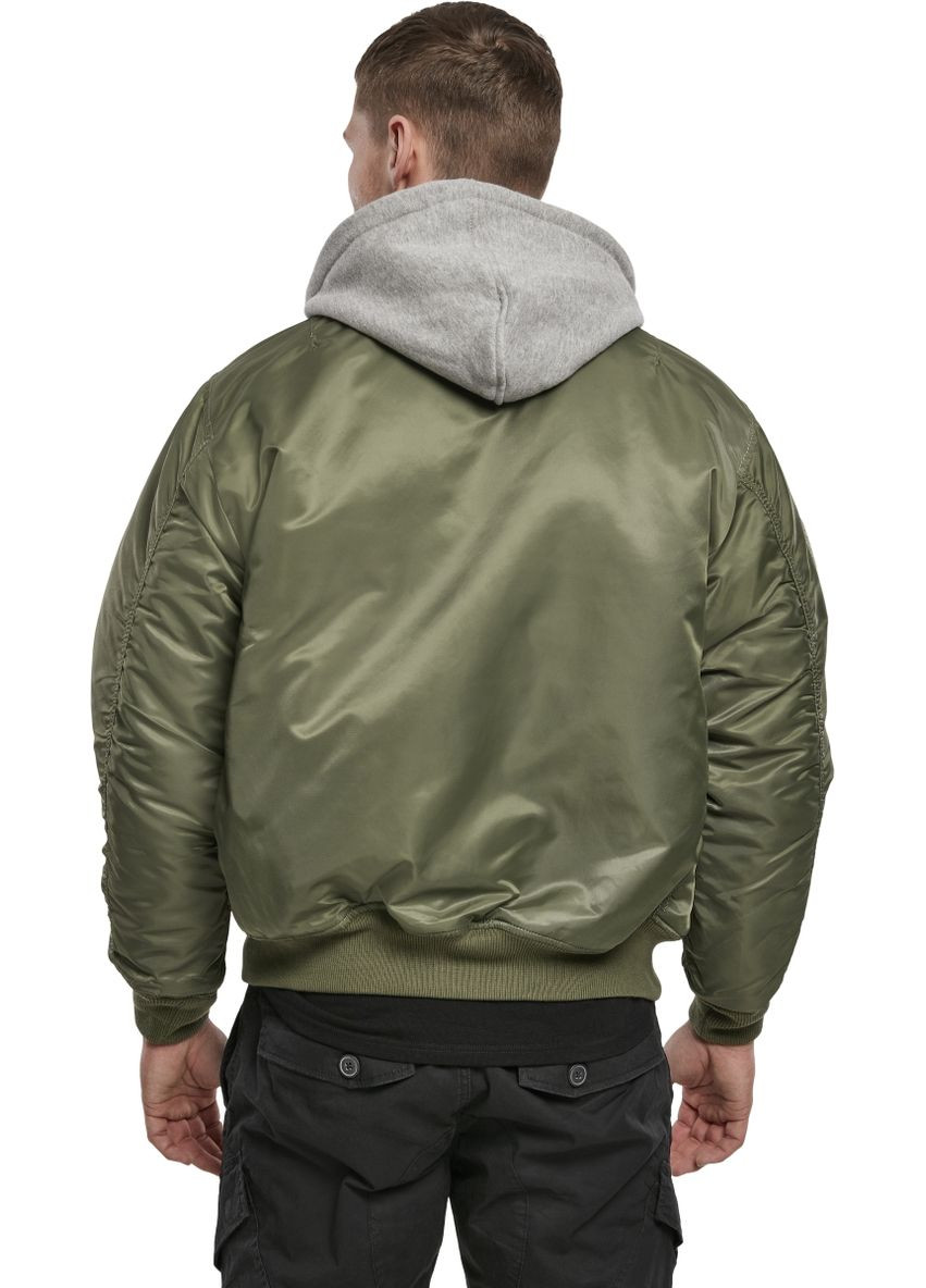 Оливковая куртка бомбер Brandit