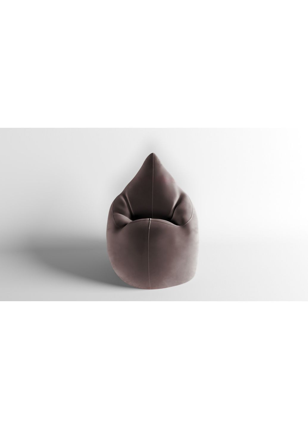 Крісло - мішок Краплинка 120х80 Велюр Florida Chocolate SkyPuff (361258539)