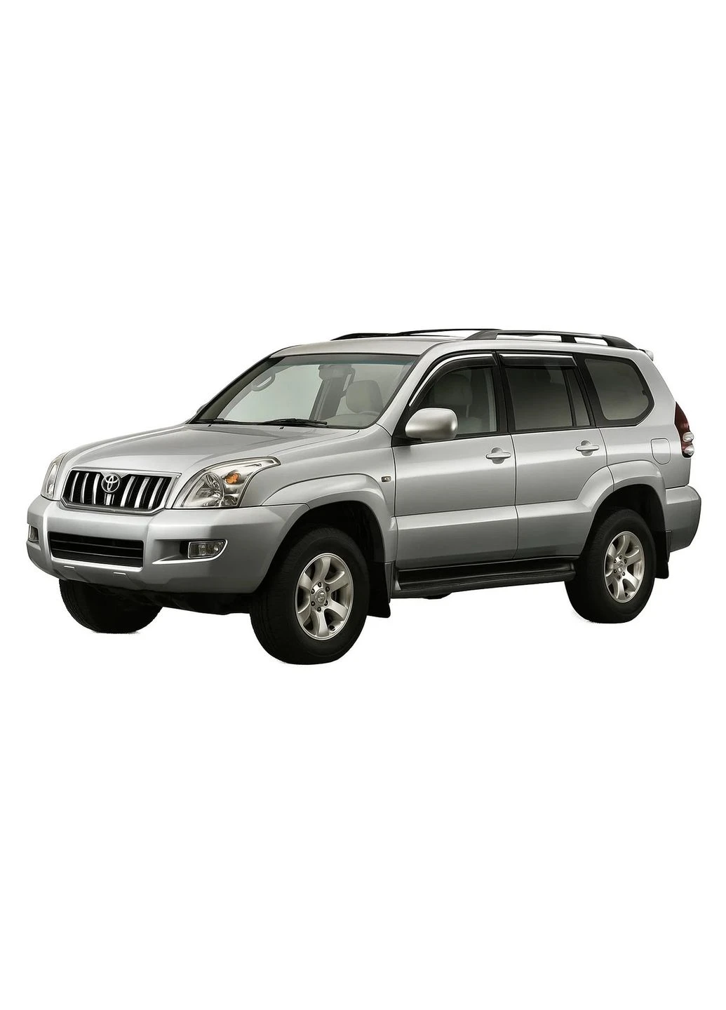 Вітровики з хромом Luxury (4 шт) для Toyota Land Cruiser Prado 120 2002-2009 рр Niken (389261533)