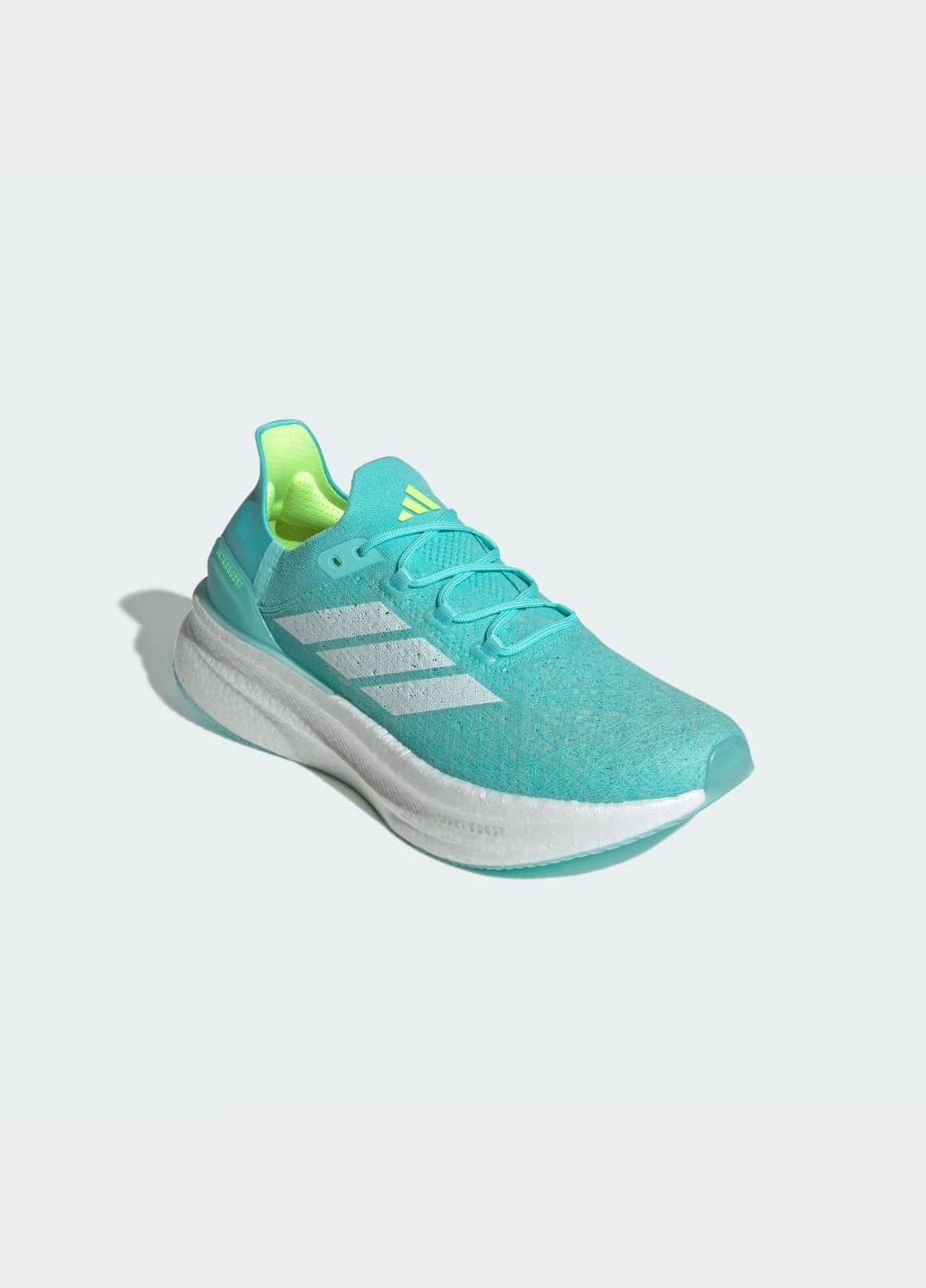 Бирюзовые летние кроссовки ultraboost 5 strung adidas