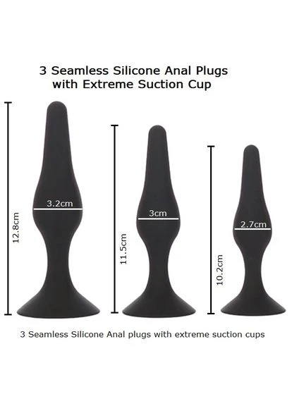 Набор анальных игрушек для новичков Equip – Silicone Anal Training Kit Lux Active (329193838)