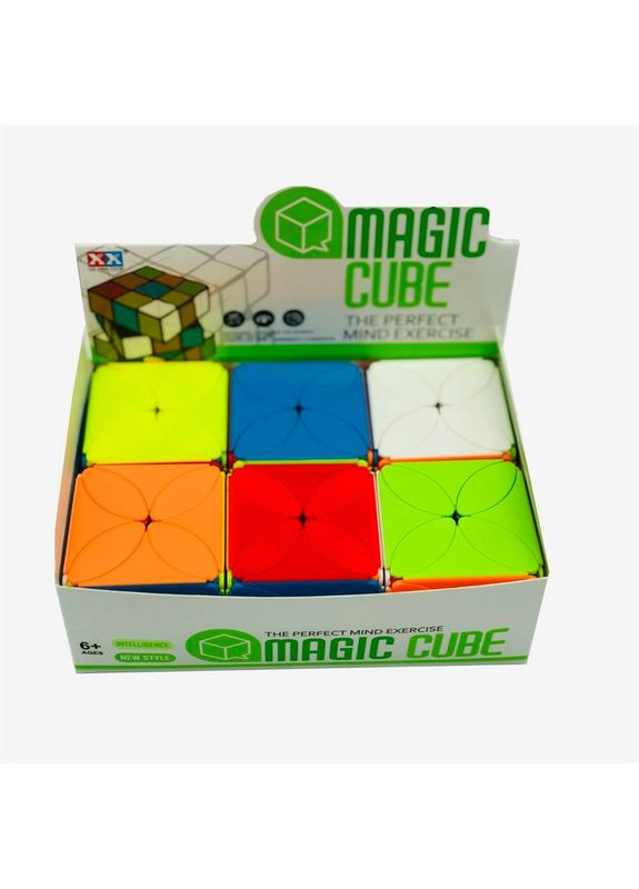 Кубик Рубіка "Magic Cube" пелюстковий, 5.5 см, головоломка-трансформер із кольоровими гранями No Brand (369365647)