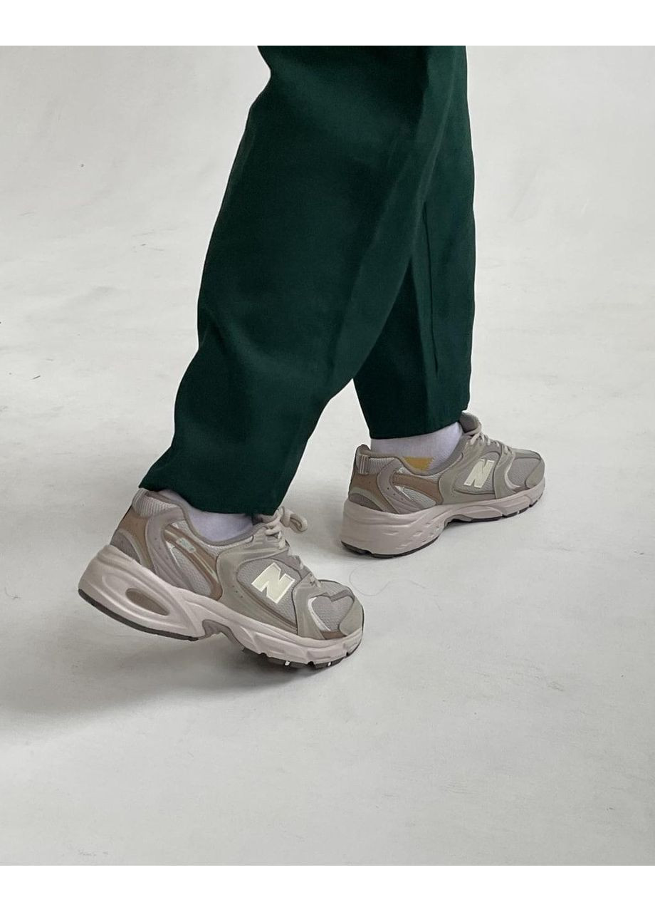 Бежеві Осінні кросівки чоловічі new balance 530 beige brown нью беланс 530 No Brand