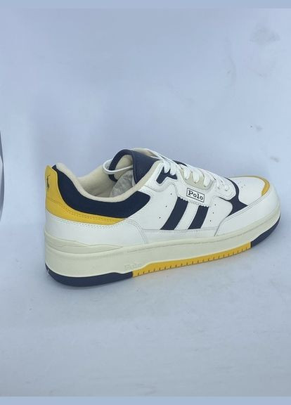 Белые демисезонные кроссовки Ralph Lauren MASTERS SPRT-SK-LTL