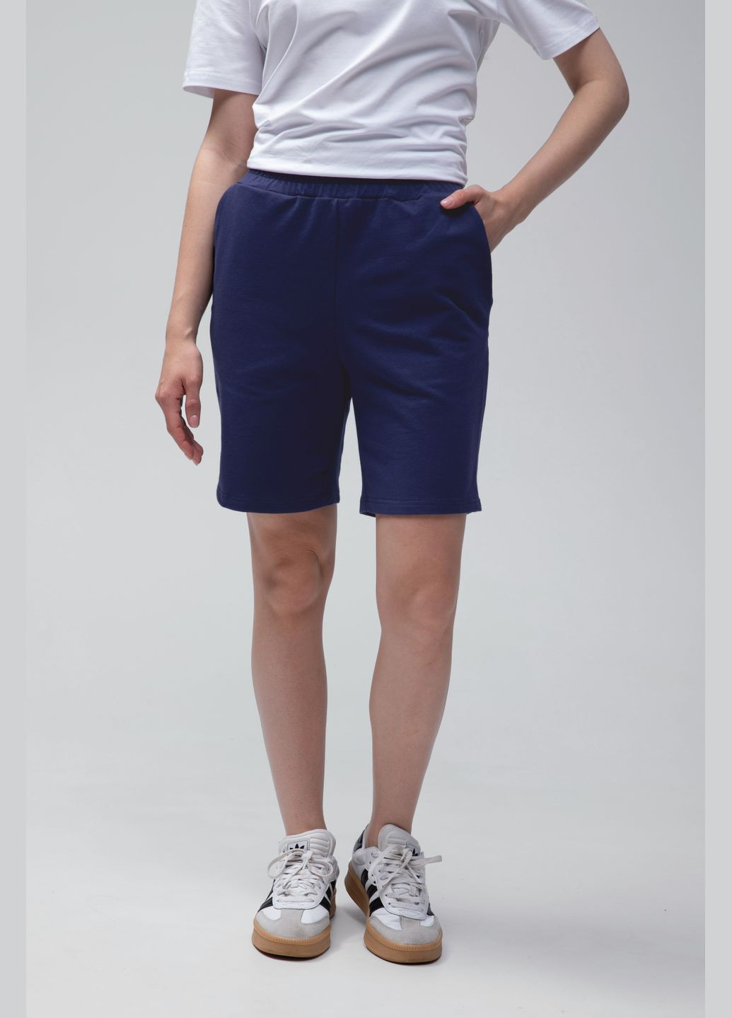 Набор базовые шорты женские 2 шт, Темно-синий/Черный (U0701W-Blue-Black) RAY Basic (345556632)