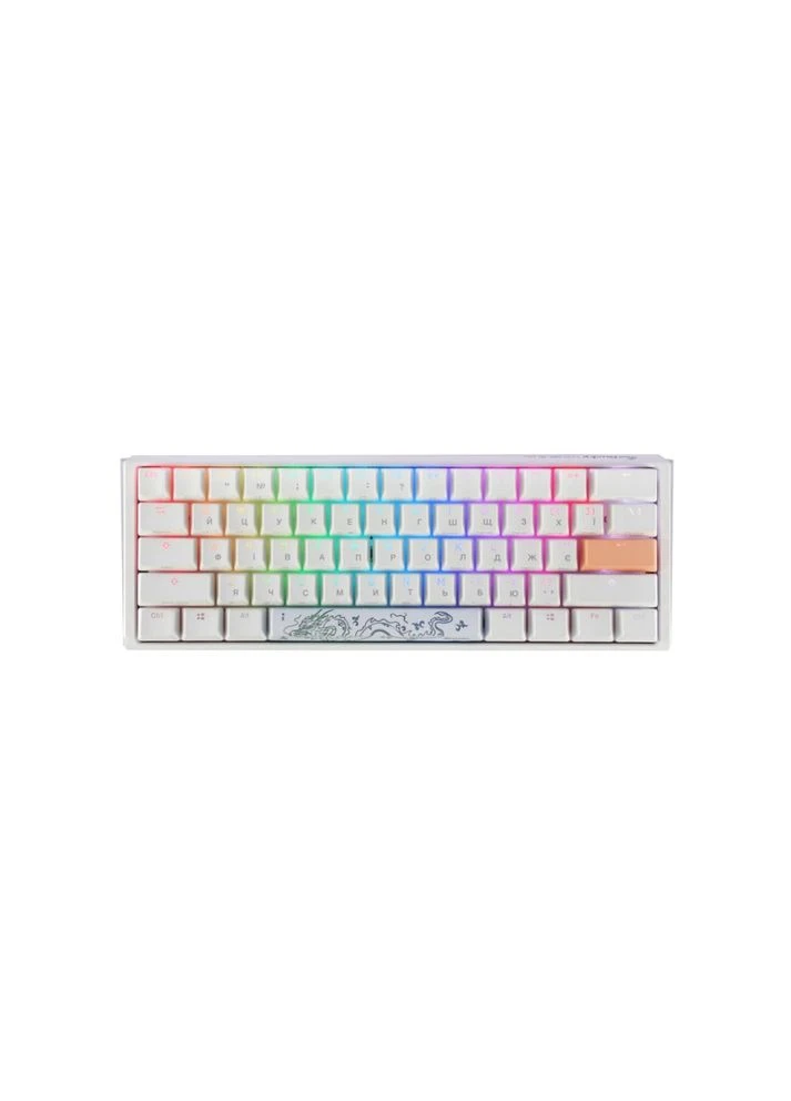 Клавіатура (m115682) Ducky One 3 Mini Cherry MX Brown RGB UA USB White (382961103)