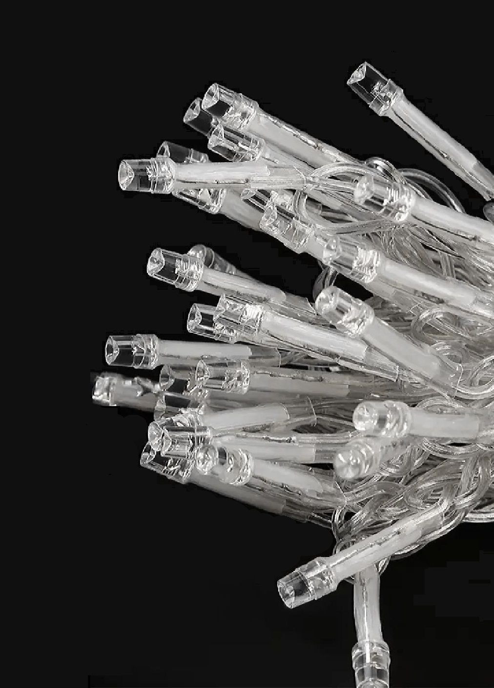 Світлодіодна внутрішня кімнатна гірлянда штора на вікно з живленням від USB 2х2 м 160 LED (478625-Prob) Тепла біла Unbranded (307503170)