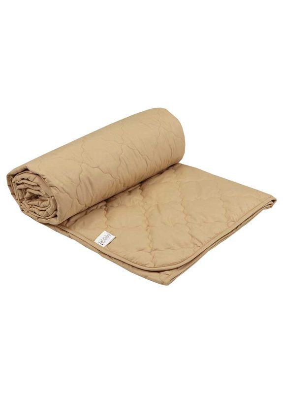 Ковдра 200х220 вовняна "Комфорт" бежева демісезонна Руно 322.52ШКУ_Бежевий (263346301)