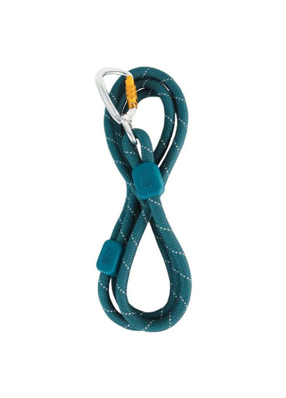 Rope Leash Deep Teal - Поводок с амортизацией и световозвращателями для собак средних и крупных пород - 1х180 см Woolly Wolf (365279618)