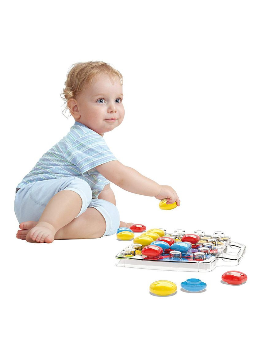 Набір — для занять Мозаїкою (24 Великі Фішки 46 мм + Дошка) Quercetti (342753471)