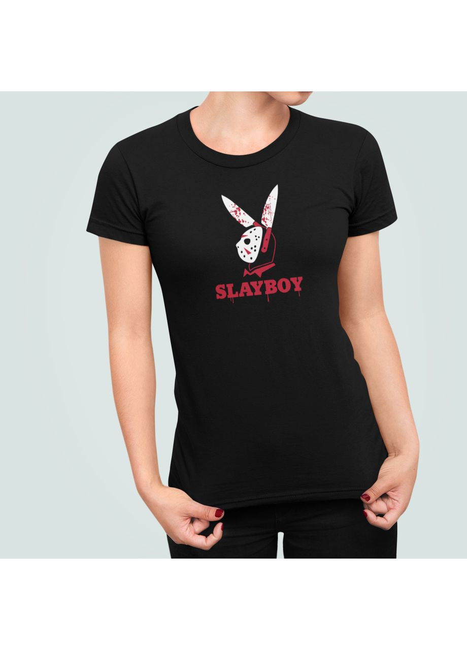 Женская футболка с принтом Jason Voorhees Slayboy Хэллоуин Stedman - (365254199)