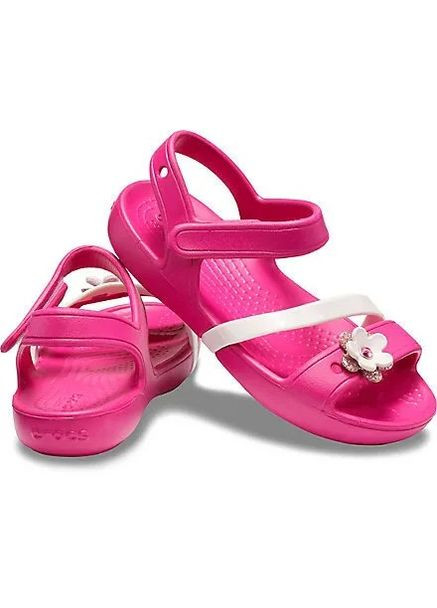 Розовые повседневные сандалии lina sandal 13-30.5-19.5 см party pink Crocs