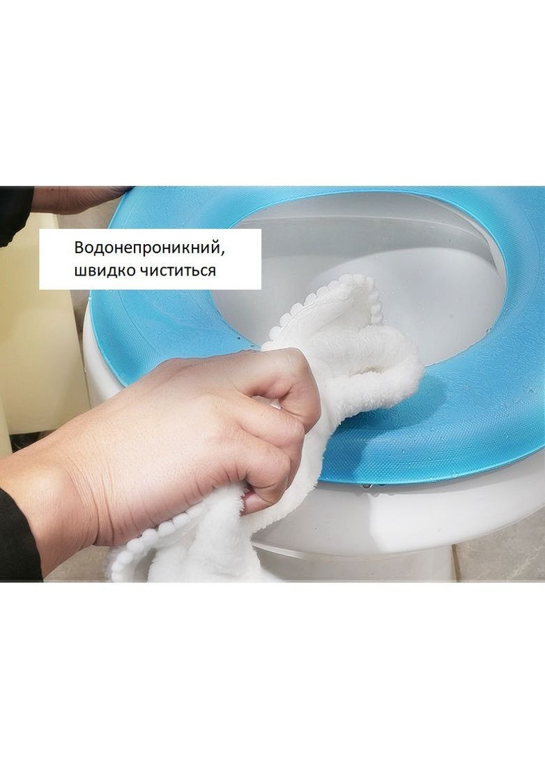 М'яка накладка на сидіння унітазу рожева (NR0063_1) No Brand (316026817)