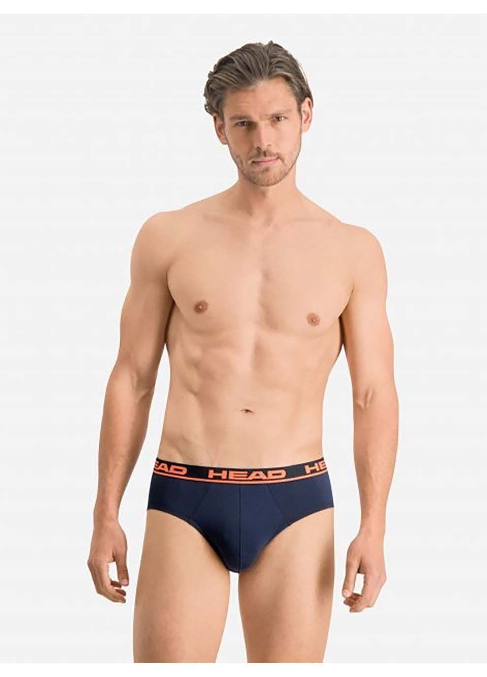 Трусы-брифы BOXER BRIEF 2P синий, оранжевый Head (302233960)