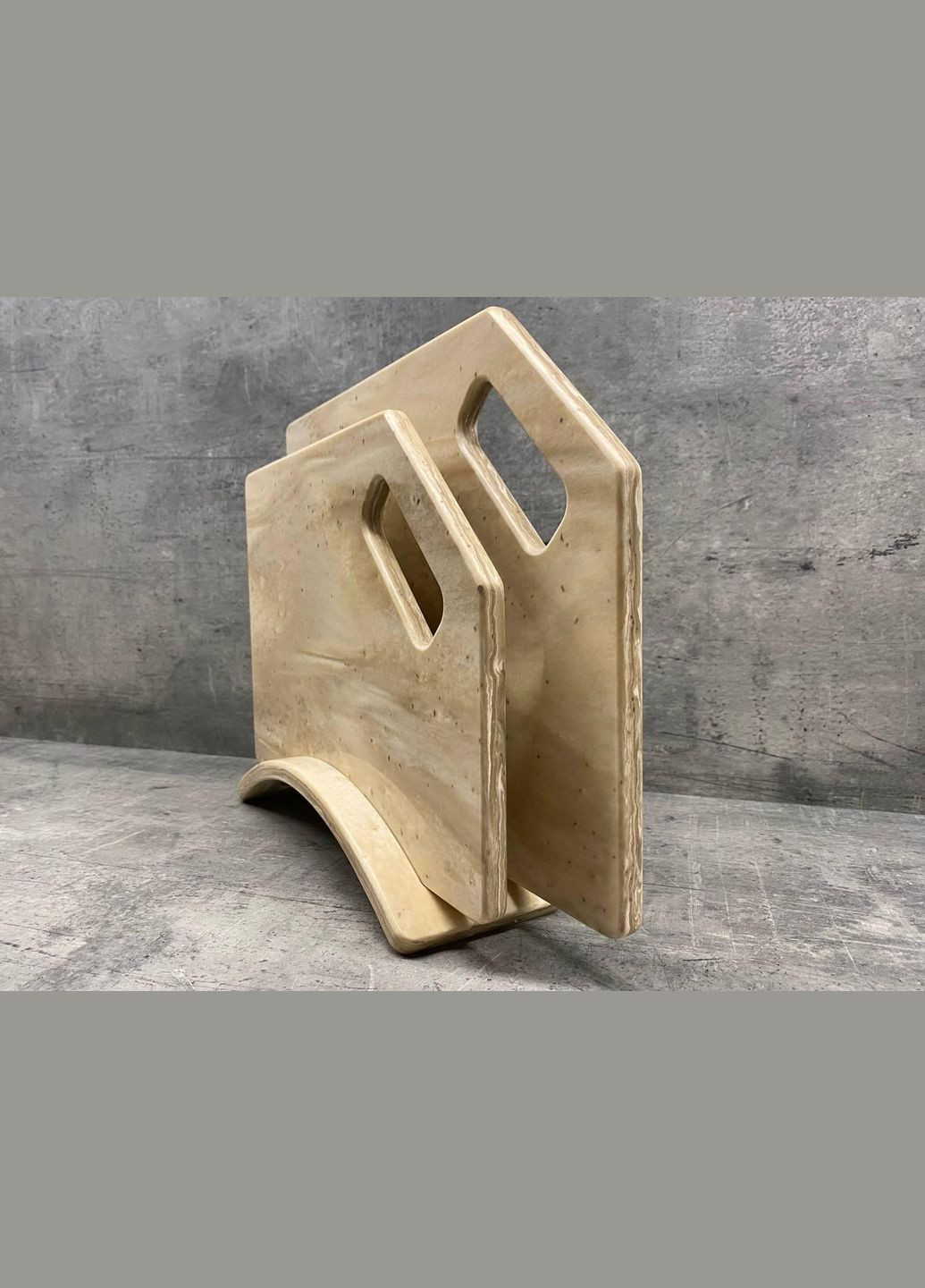 Набір кухонних дошок на підставці зі штучного каменю Silkwood 2 шт No Brand (346493697)