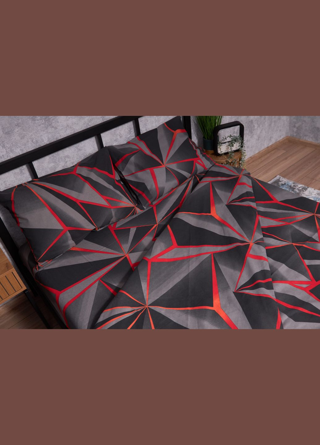 Комплект постільної білизни Бязь Gold Люкс «» сімейний 160х220х2 наволочки 4х70х70 (MS-820002262) Moon&Star Geometry (286762686)