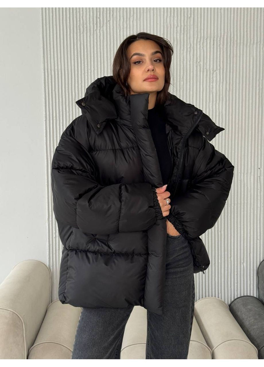 Черный зимний Пуховик Vakko