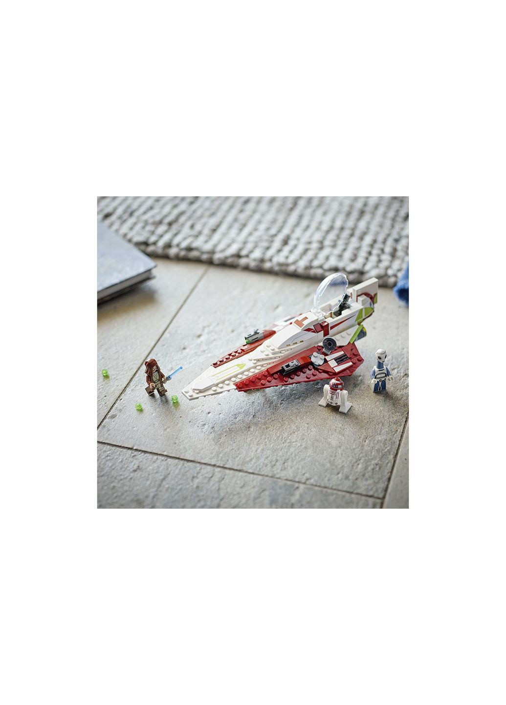 Star Wars Звездный истребитель джедаев ОбиВана Кеноби 282 деталей (75333) Lego (304055492)