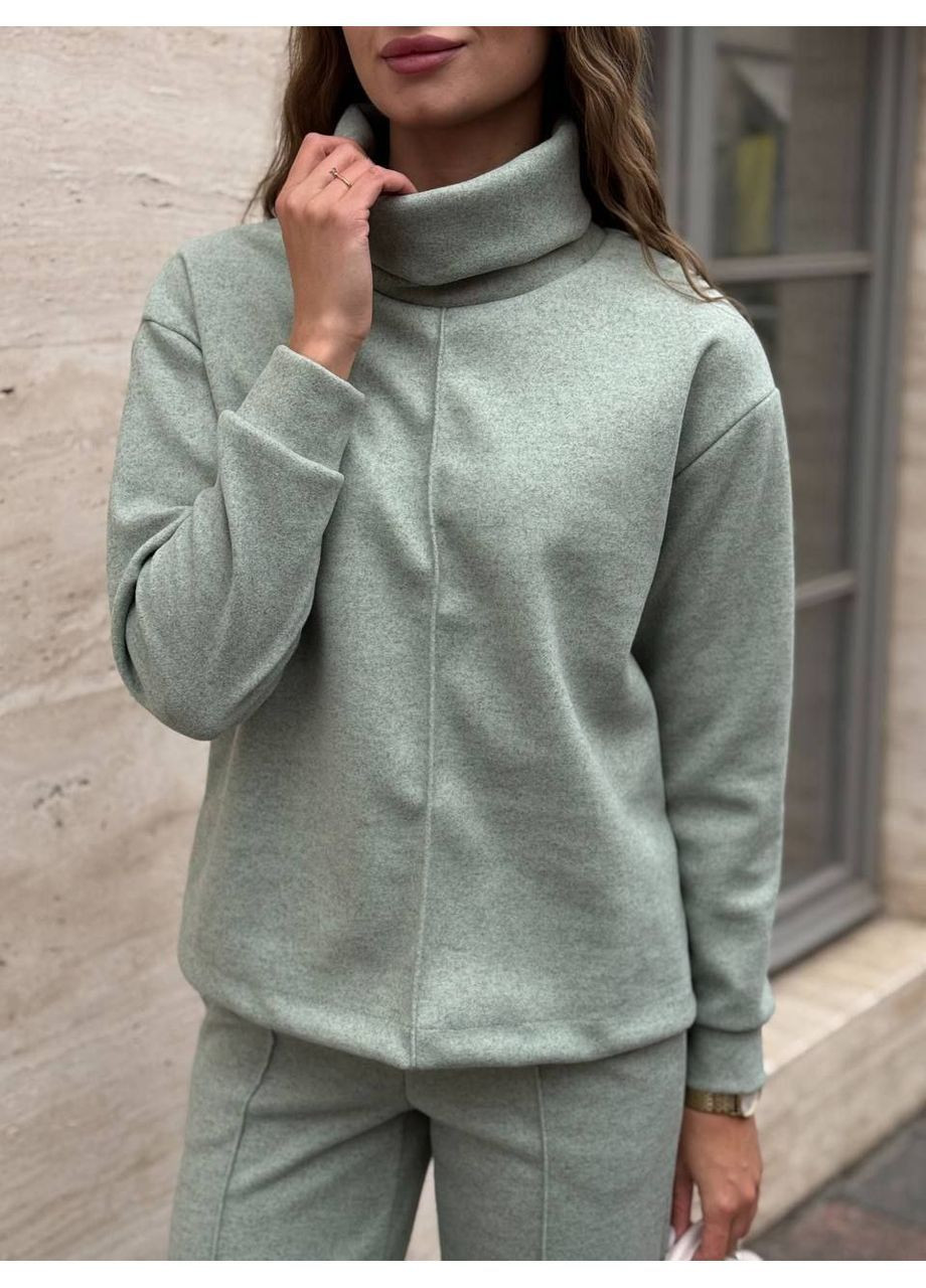 Костюм ангора кашемір светр під горло та штани прямі Україна (365822742)