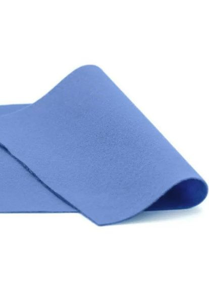 Фетр м'який 1,2 мм, 20х30 см, №29 темно-блакитний, Корея No Brand (340486151)