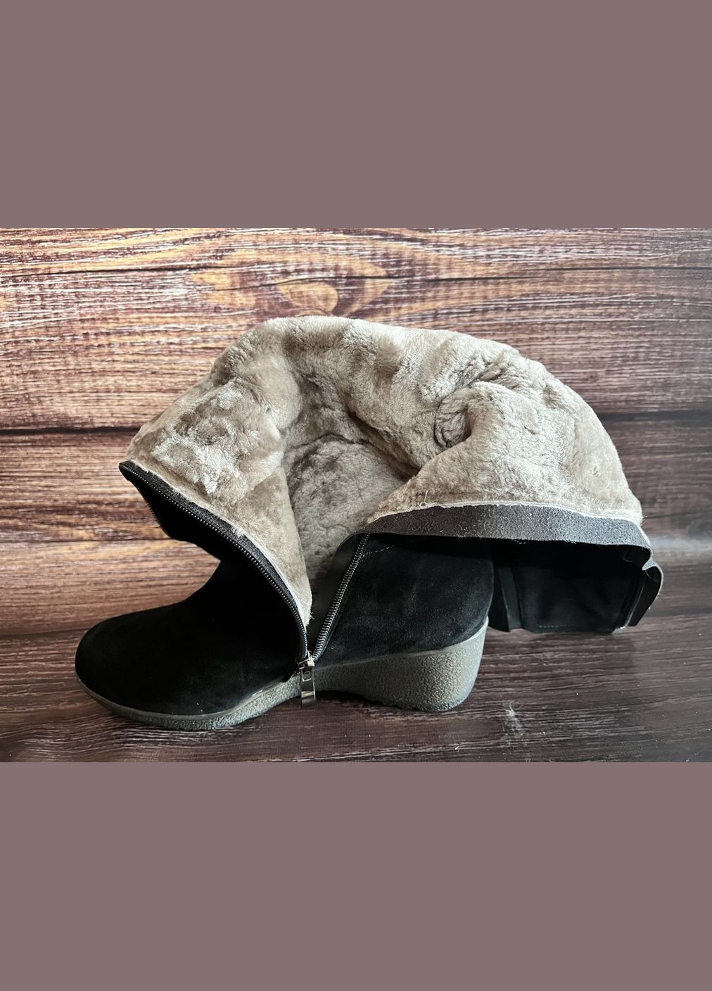 , замшові жіночі зимові чоботи на цигейці Blizzarini Чоботи (339869899)