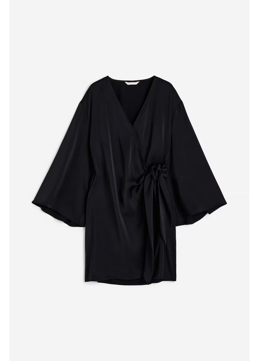 Черное кэжуал платье H&M однотонное