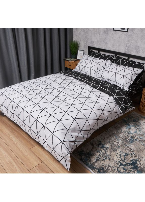 Комплект постільної білизни Бязь Gold Люкс «» Полуторний 143х210 наволочки 2х50х70 (MS-820007086) Moon&Star Urban Chic (356116767)