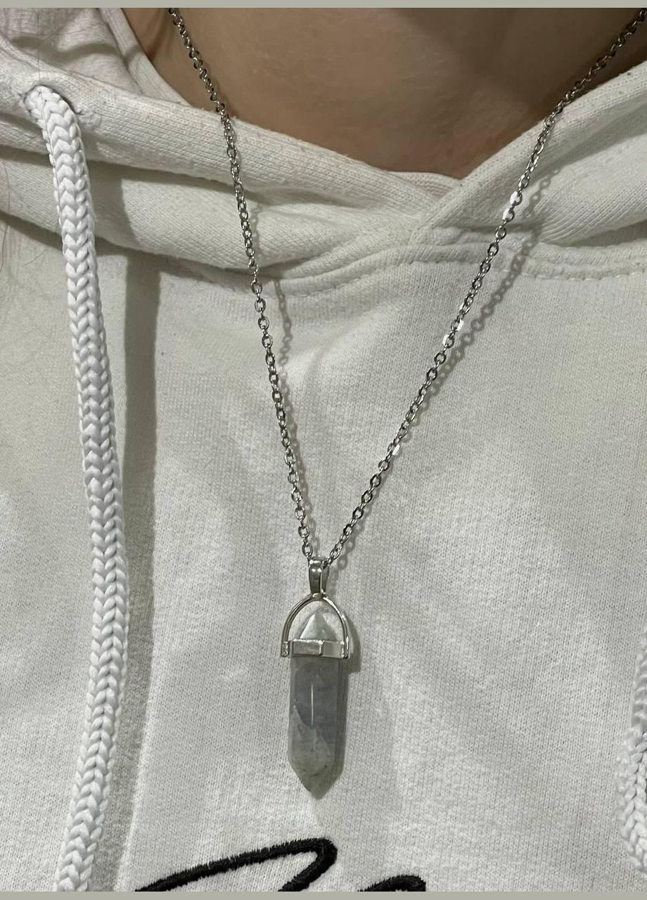 Подвеска с натуральным камнем Лабрадор "провидческий" - кулон шестигранник на шнурке в подарочной коробочке АТМ (331291915)