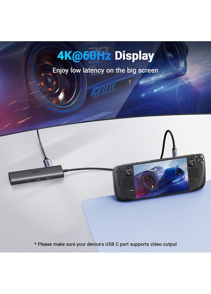 Док-станція CM512 6-in-1 Gray (45000) Ugreen (370848977)