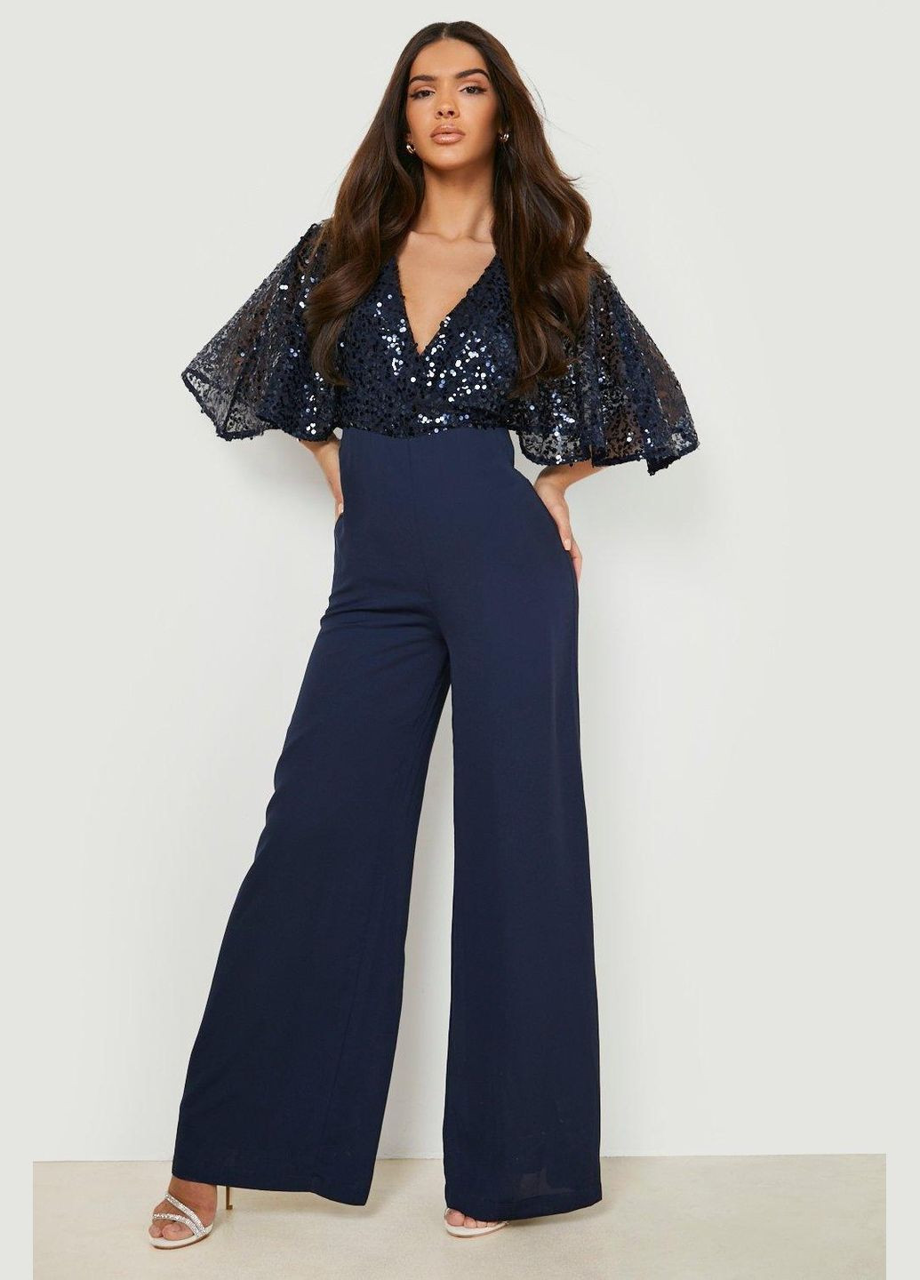 Комбинезон Boohoo бесцветный