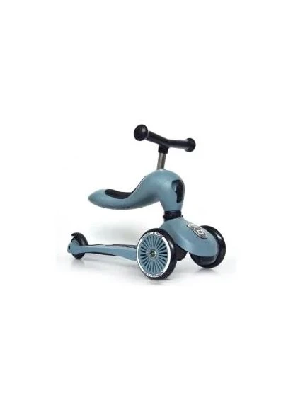 Самокат серии Highwaykick-1 серо-синий, 1-5 лет (DWT_SR-160629-STEEL) Scoot&Ride (398862668)