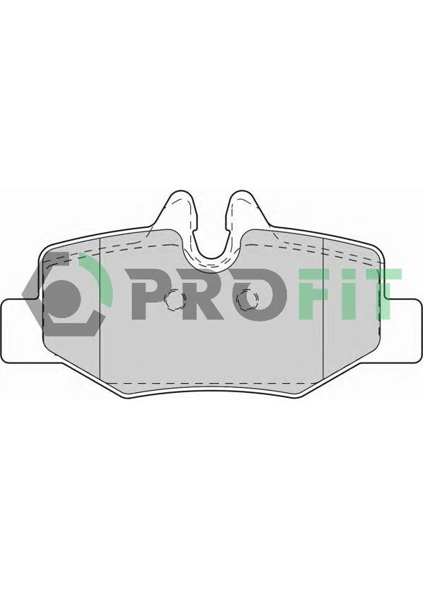 Колодки тормозные дисковые ЗАДН MB VITO / MIXTO ФУРГОН (W639) 2.2 2003.08- PR 5000-1494 PROfit (386940754)